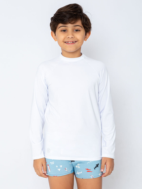 Camiseta Segunda Pele Térmica  Manga Longa Infantil Escolar